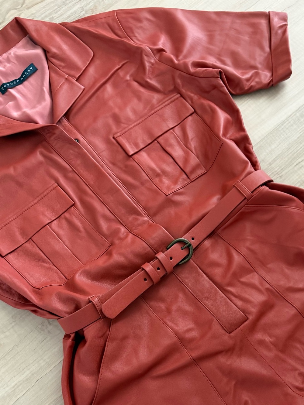 Zeynep Arçay Leather Romper